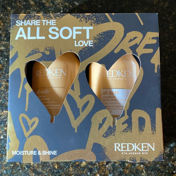 REDKEN 2-pc Set, “All Soft” Shampoo & Conditioner, 16.9 fl oz each bottle… - Picture 1 of 5